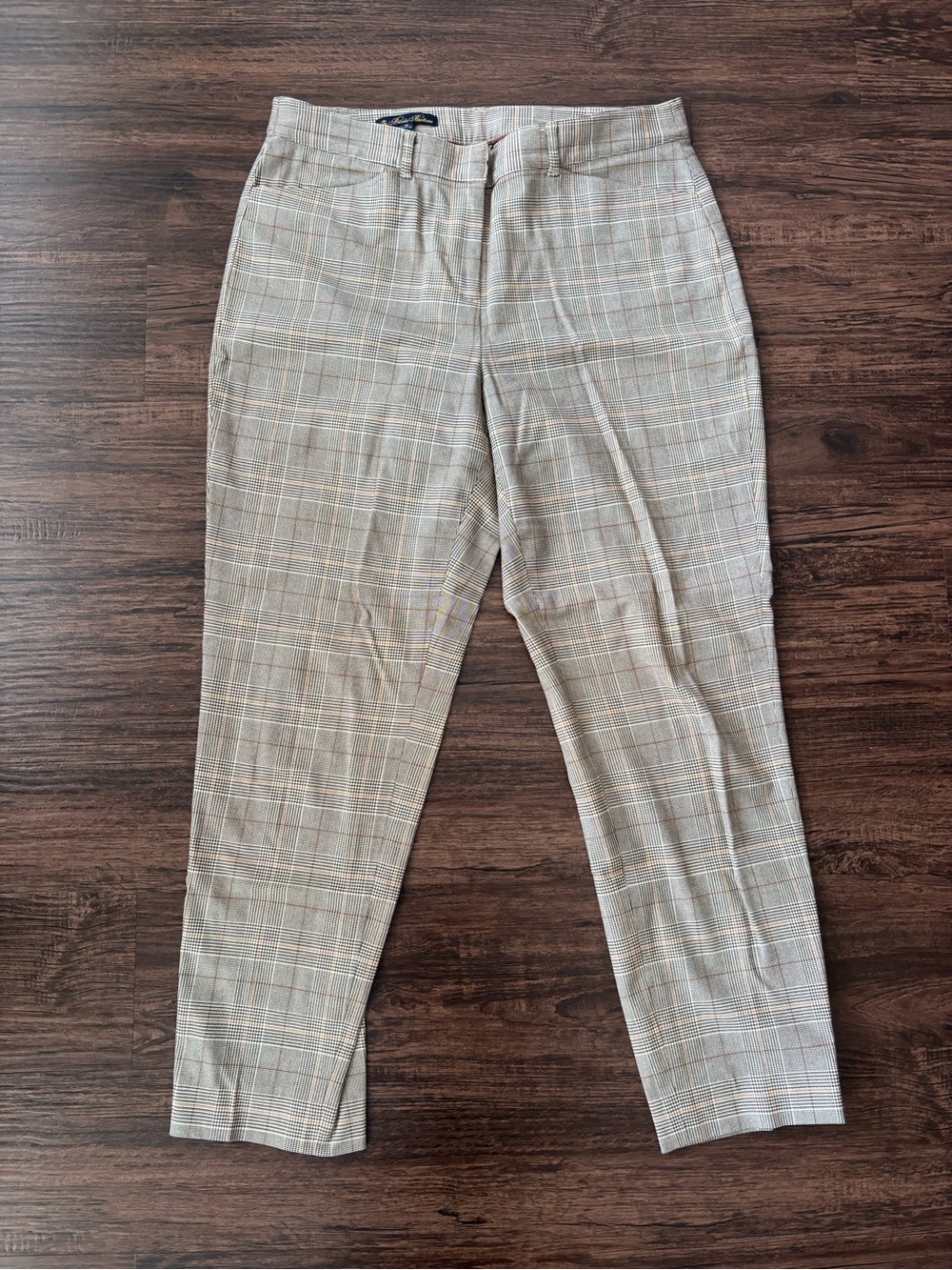 Brooks Brothers Tan Plaid Trousers